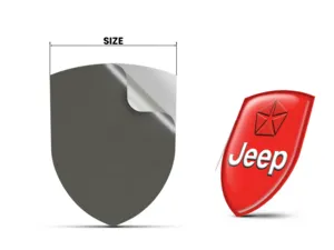 Jeep Waterproof Sticker Label Sports Customizable Minimal